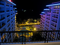 Hainan - Tianze Hotel Balcony Views by Night
