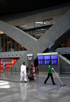 Qatar - Travelers in Doha Hamad Airport
