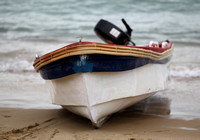 Hainan - Speedboats at Nanshan Beach