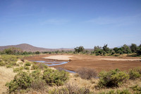 Samburu — Dried-up Ewaso Nyiro River