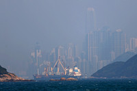 Peng Chau - Super Telephoto Views of Hong Kong Island