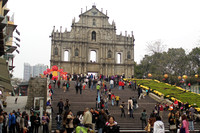 Macau - St. Paul's Ruins in Spring, 2012