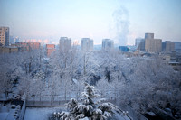 Beijing - Late Winter Snowfall in Morning Light