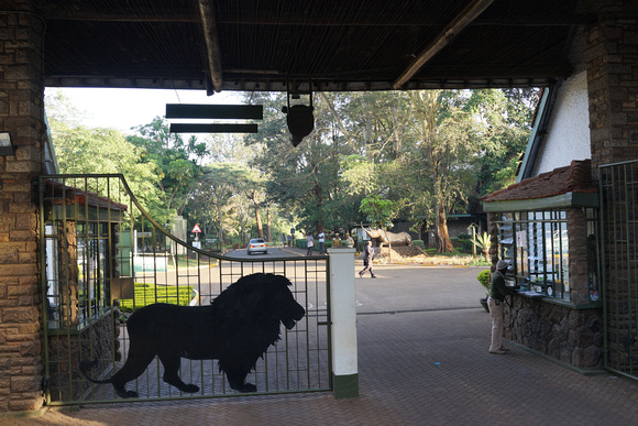 Farewell to Nairobi National Park at 0730