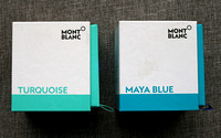 Montblanc Turquoise and Maya Blue